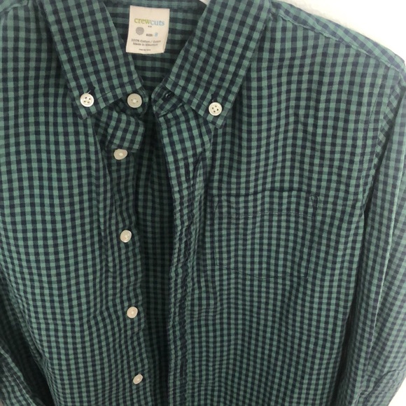 Crewcuts Long Sleeve Button Down Checkered Shirt - Picture 3 of 6